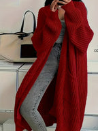 Olivia Oversized Ribbed Long Cardigan Sweater
