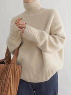 Lola Stylish Cashmere Turtleneck Sweater for Fall