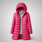 Maria Warm Long Quilted Hooded Puffer Coat