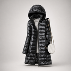 Maria Warm Long Quilted Hooded Puffer Coat