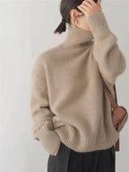 Lola Stylish Cashmere Turtleneck Sweater for Fall