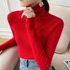 Alea Women's Ribbed Turtleneck Cashmere Sweater