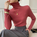 Alea Women's Ribbed Turtleneck Cashmere Sweater