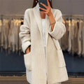 Winnie Women's Open-Front Chunky Knit Cardigan Sweater