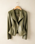Mila Women's Sheepskin Leather Moto Jacket