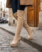 Castellane Women's Suede Thigh High Boots