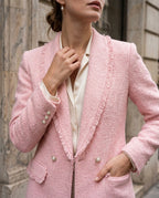 Emilie Women's Tweed Fringe Blazer