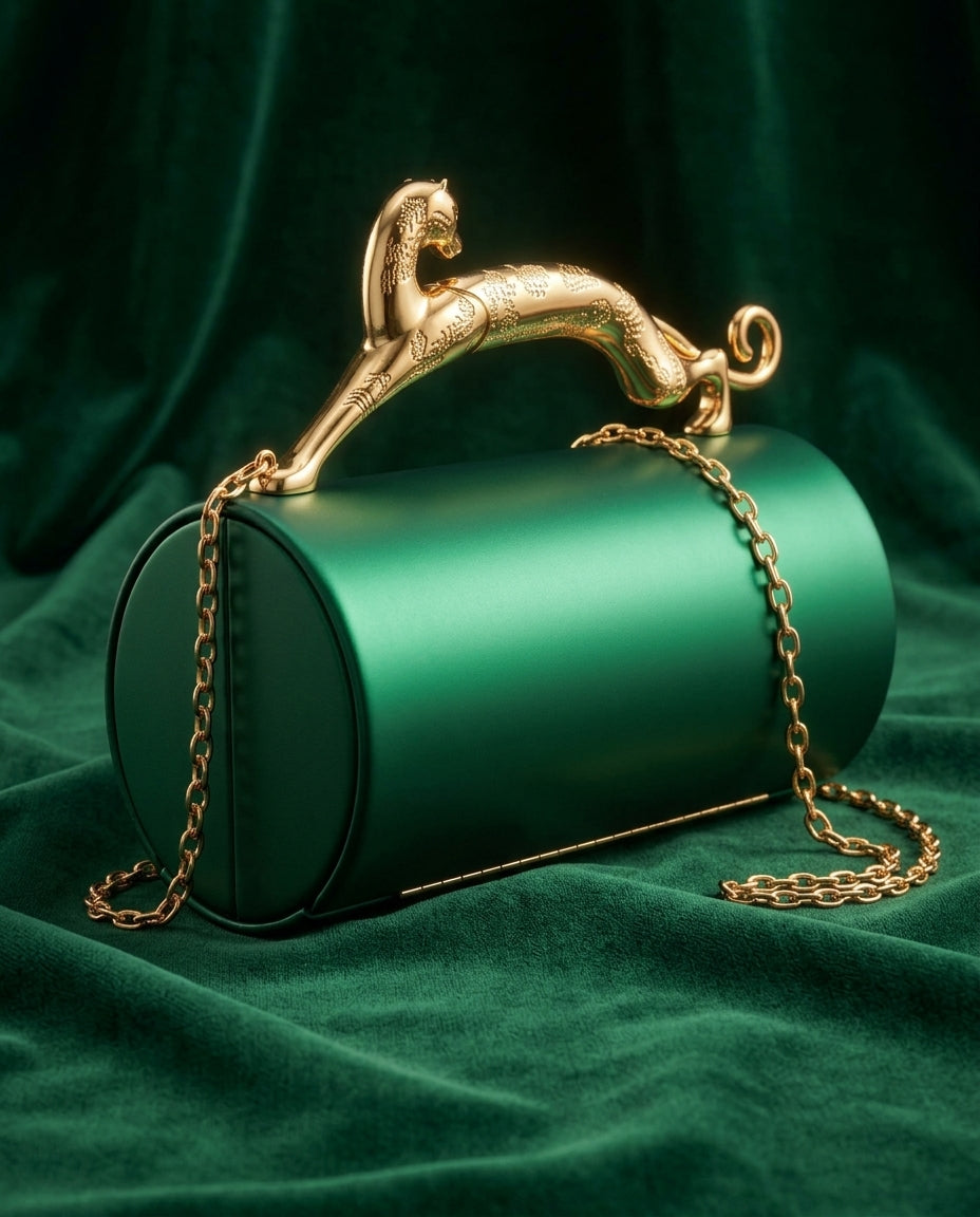 Scarlatta Women's Sculptural Handle Clutch