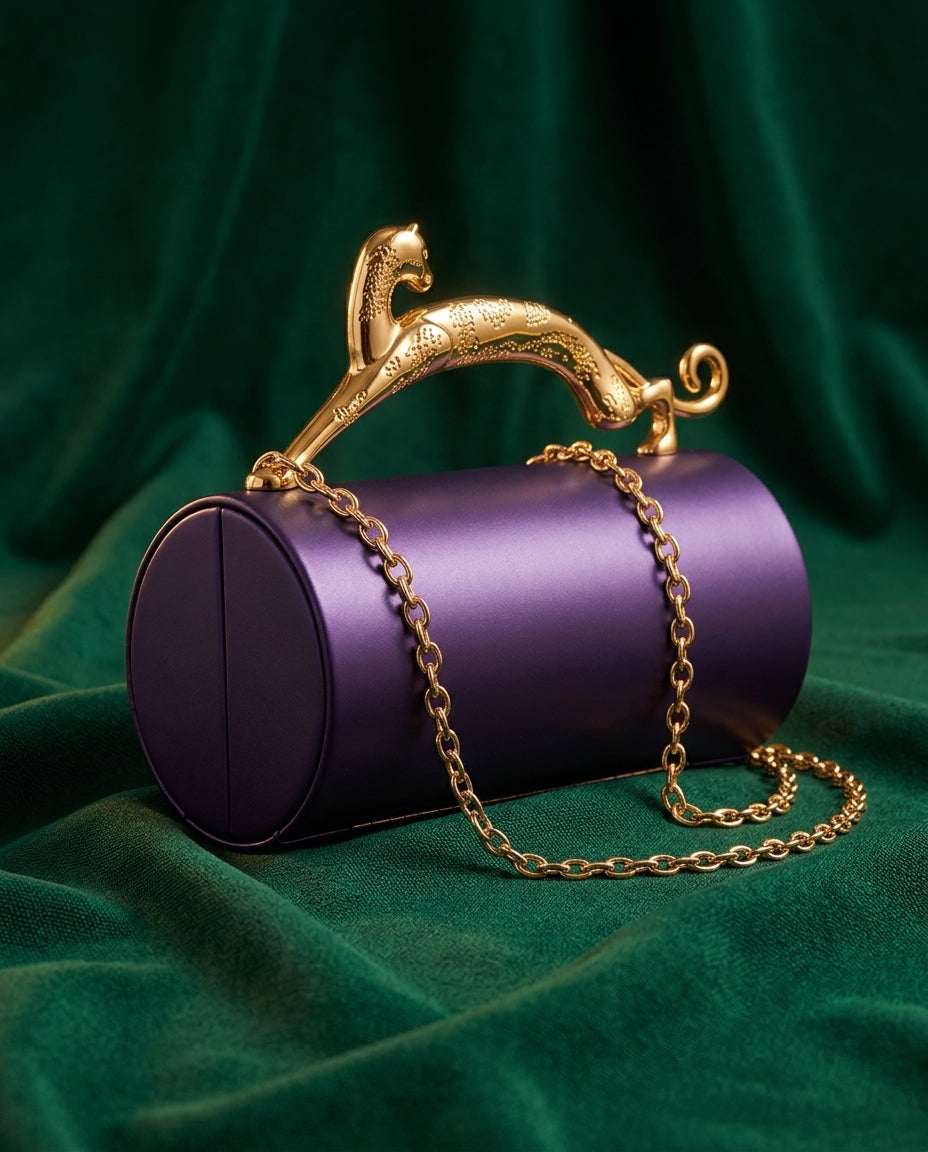 Scarlatta Women's Sculptural Handle Clutch
