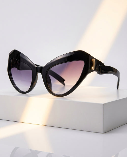 Aerovan Women's Cat Eye Mirror Sunglasses