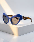 Aerovan Women's Cat Eye Mirror Sunglasses