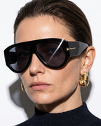 Helen Women's Colorblock Oversized Sunglasses