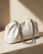 Elyssara Women's Metallic Cloud Clutch