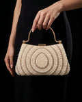 Aveline Women's Pearl Beaded Frame Bag