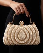 Aveline Women's Pearl Beaded Frame Bag