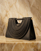 Odalys Women's Ribbed Leather Handbag