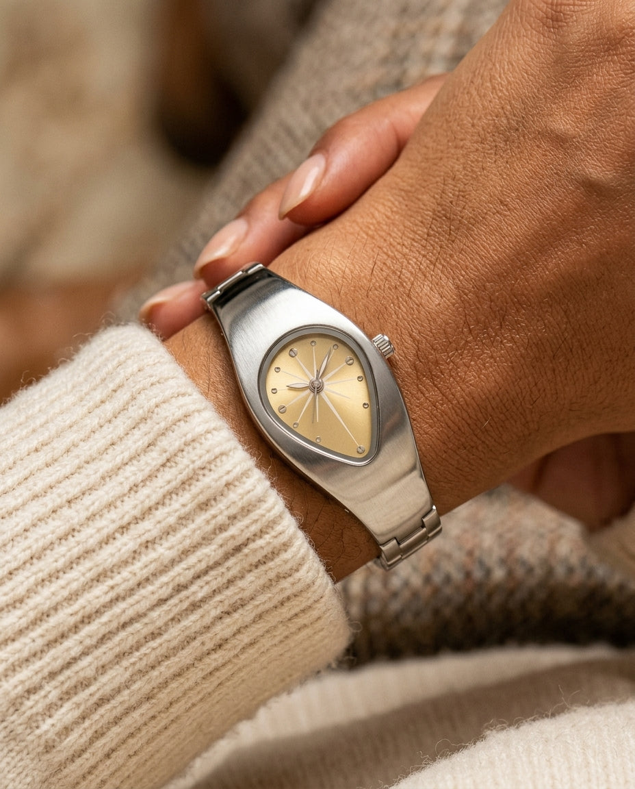 Marvelle Women's Vintage Oval Dial Watch