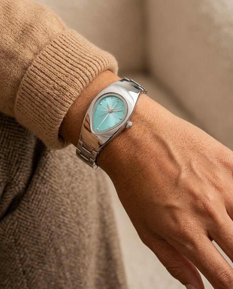Marvelle Women's Vintage Oval Dial Watch