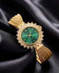 Marisol Women's Crystal Halo Mesh Watch