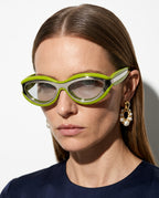 Lyra Women's Two Tone Cat Eye Sunglasses