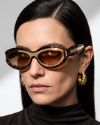 Lyra Women's Two Tone Cat Eye Sunglasses