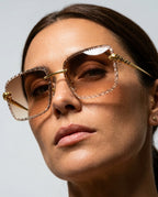 Marquise Women's Diamond Cut Sunglasses