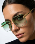 Marquise Women's Diamond Cut Sunglasses