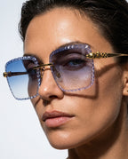 Marquise Women's Diamond Cut Sunglasses
