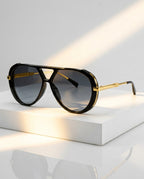 Falcone Women's Oversized Aviator Sunglasses