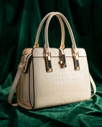 Charleston Women's Croc Embossed Handbag