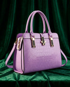 Charleston Women's Croc Embossed Handbag