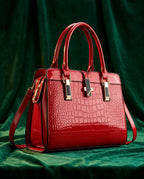 Charleston Women's Croc Embossed Handbag