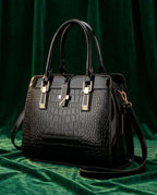 Charleston Women's Croc Embossed Handbag