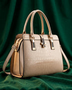 Charleston Women's Croc Embossed Handbag