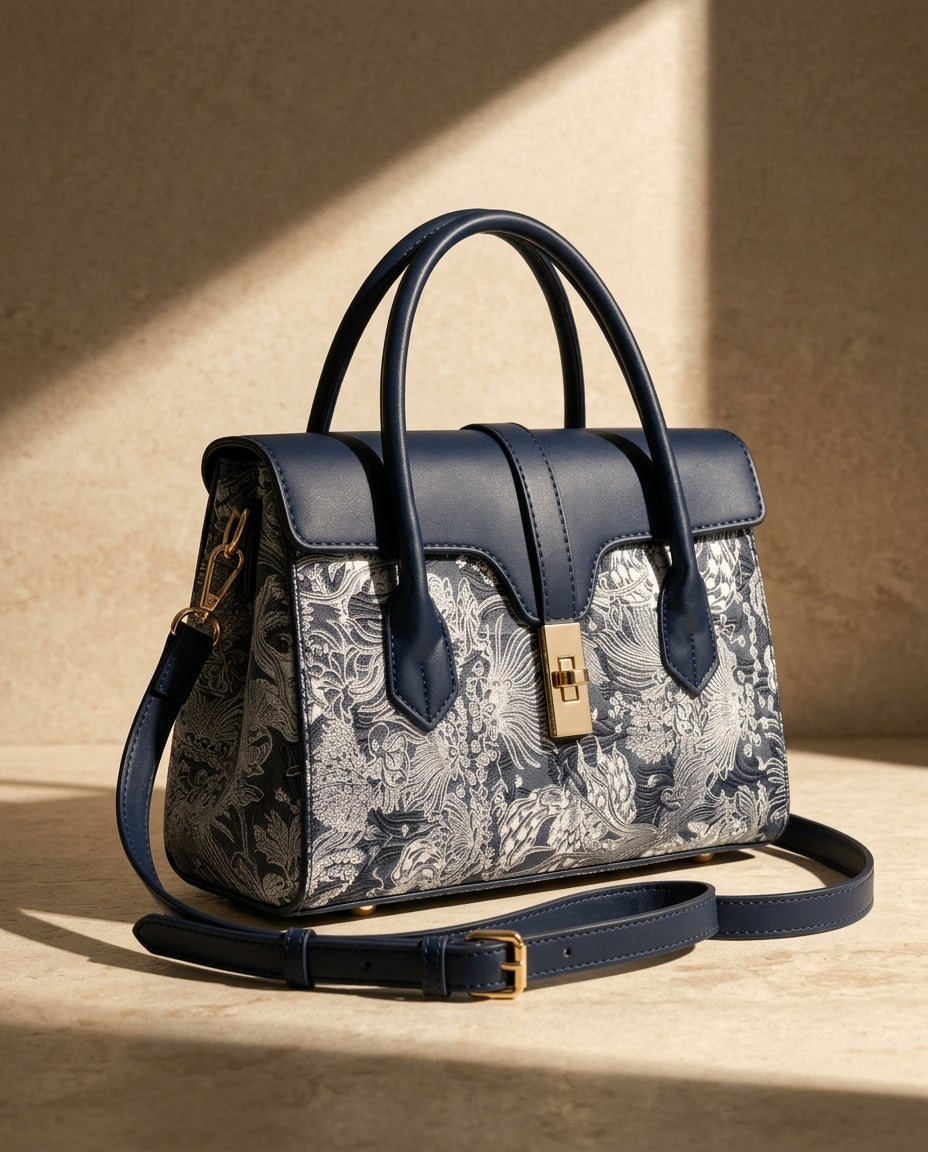 Rosamund Women's Floral Jacquard Handbag