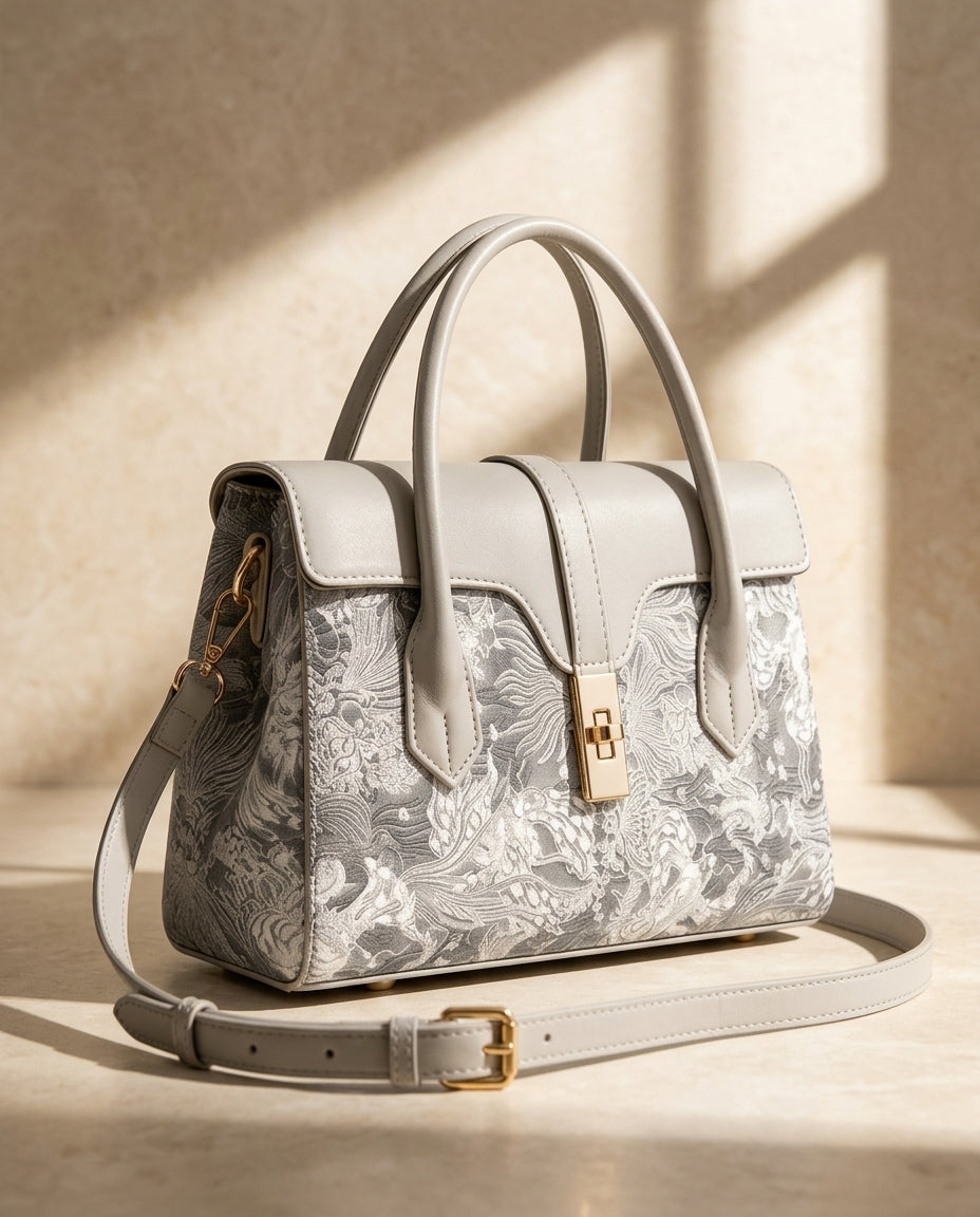 Rosamund Women's Floral Jacquard Handbag