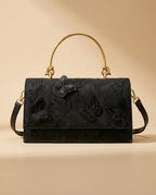 Verona Women's Butterfly Applique Handbag