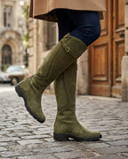 Joyce Women's Buckle Knee High Riding Boots