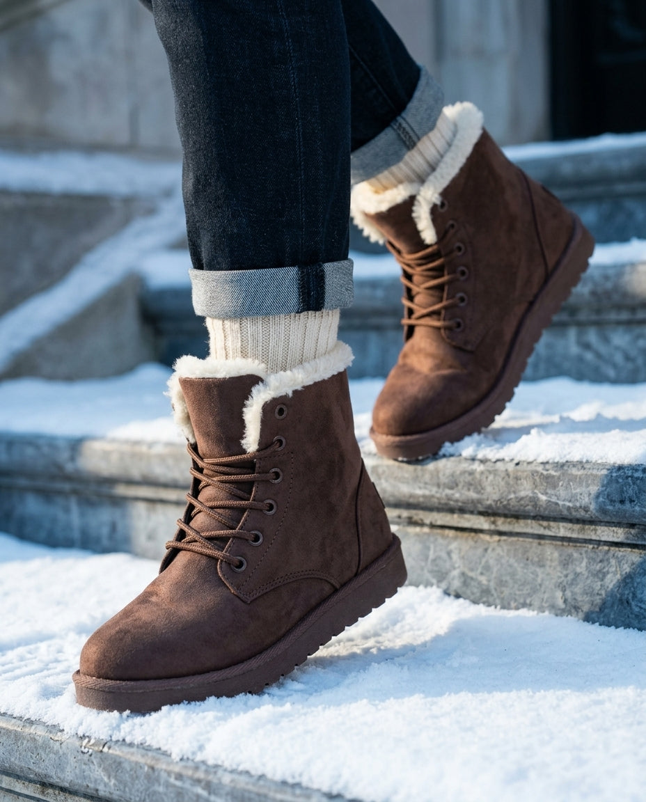 Winslet Women's Faux Fur Lined Winter Ankle Boots