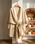 Giselle Fall Knit Poncho Sweater