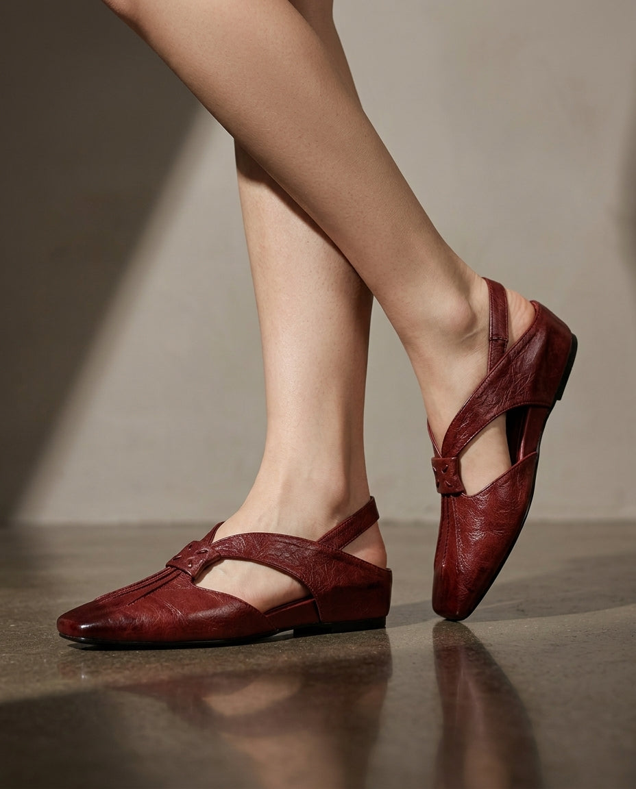 Delaney Women's Genuine Leather Mules
