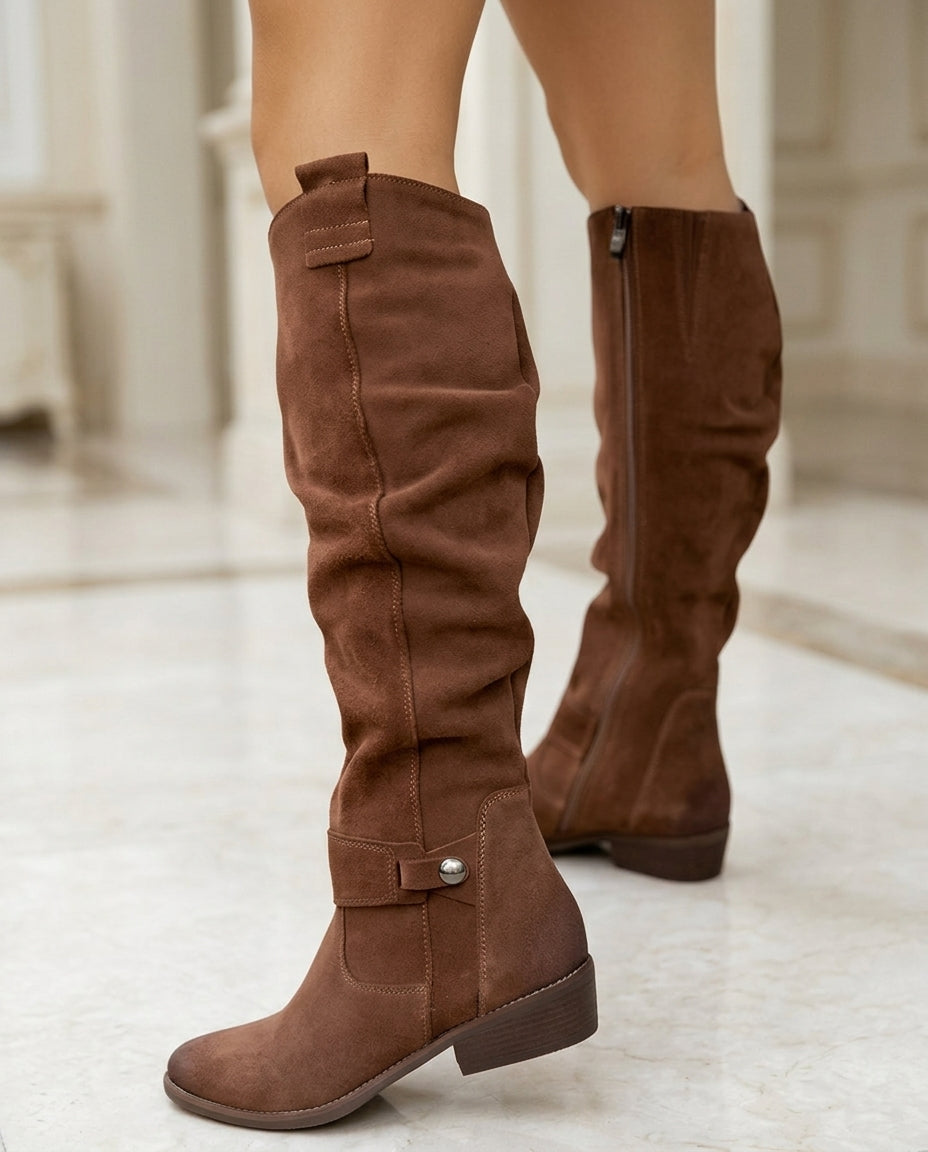 Collins Women's Slouchy Suede Knee Boots