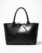 Marlowe Women's Woven Panel Tote Bag