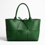Marlowe Women's Woven Panel Tote Bag