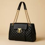 Sinclair Women's Quilted Chain Handle Bag