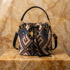Delaney Women's Floral Tapestry Bucket Bag