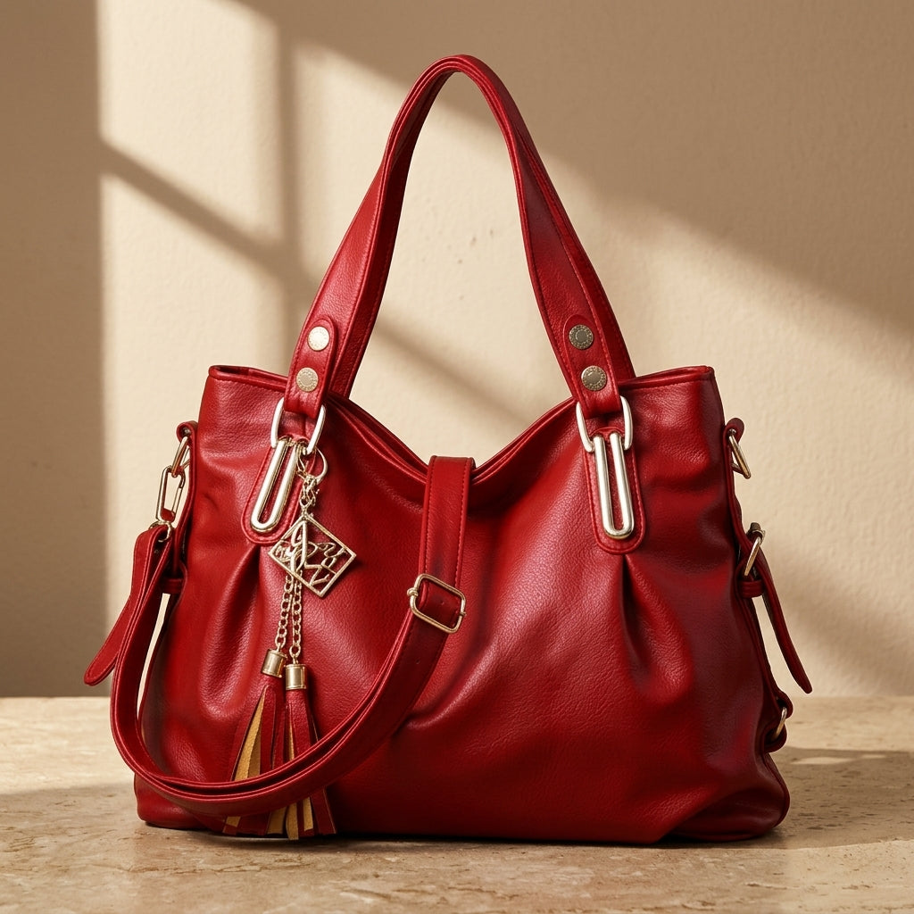 Arden Women's Leather Tassel Tote