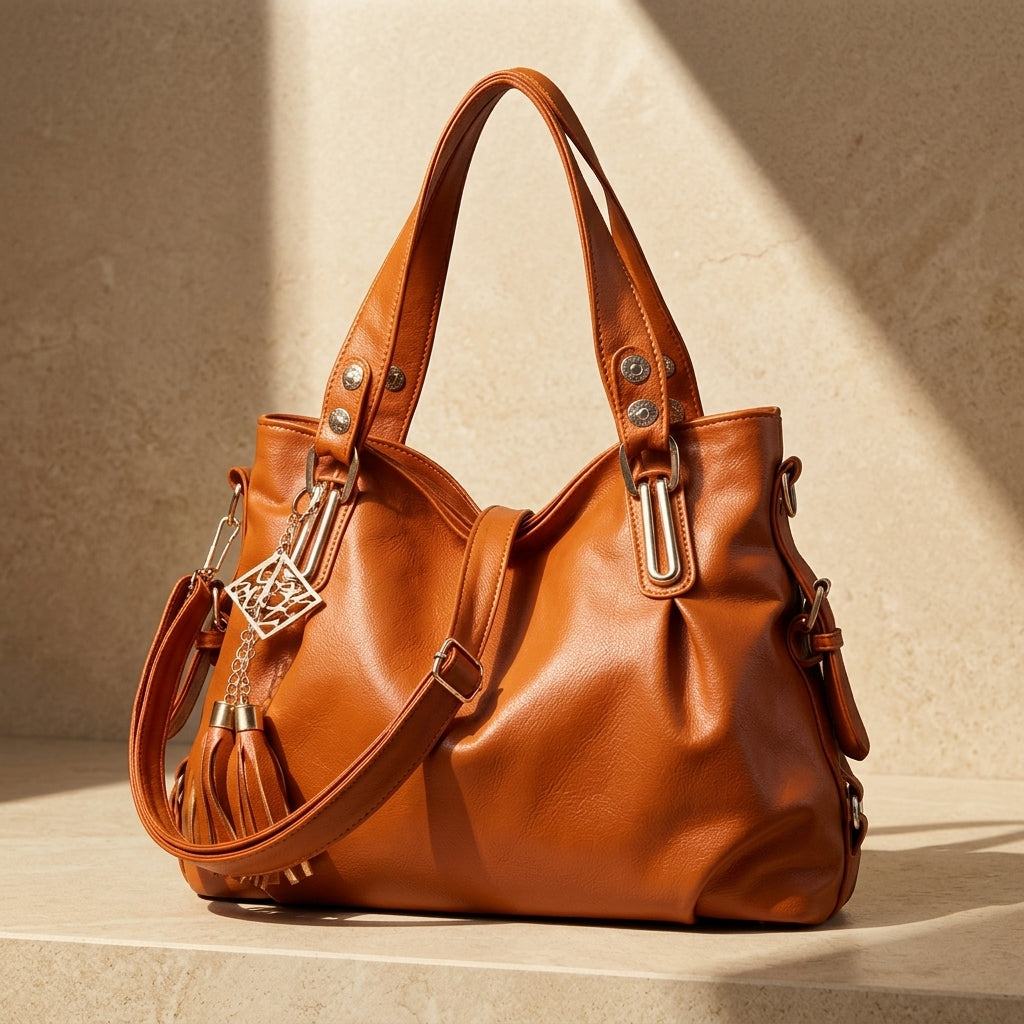 Arden Women's Leather Tassel Tote