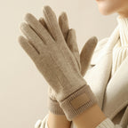 Waverly Women's Cashmere Wool Touchscreen Gloves