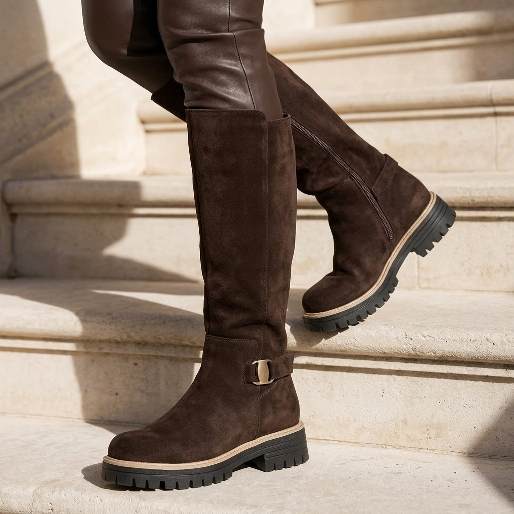 Kensington Women's Suede Knee High Boots